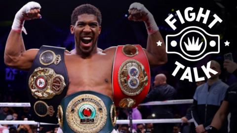 Britain's unified heavyweight champion Anthony Joshua after recapturing his titles against Andy Ruiz Jr in Saudi Arabia