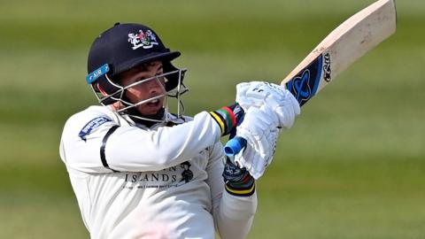 Graeme van Buuren in action for Gloucesershire