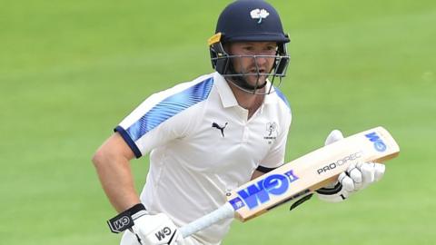 Yorkshire opener Adam Lyth went past 50 for the seventh time in Roses Matches