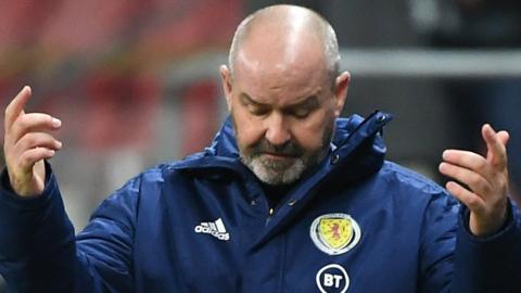 Scotland head coach Steve Clarke