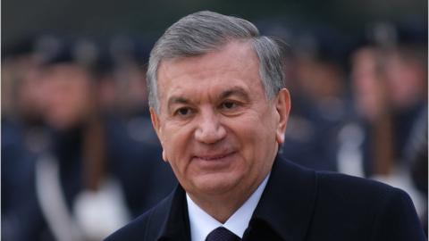 Shavkat Mirziyoye president of Uzbekistan
