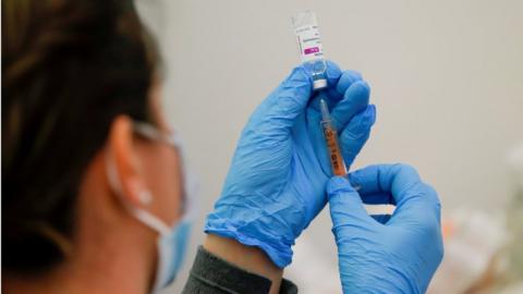 Photo of vaccine ready to be administered