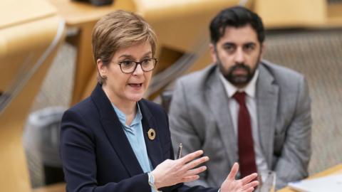 Nicila Sturgeon in parliament