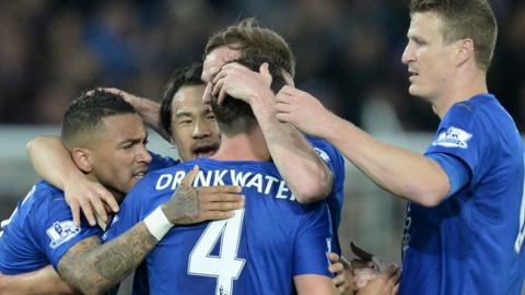 Leicester celebrate