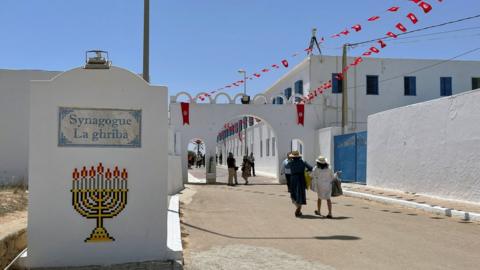A synagogue on the island of Djerba