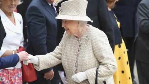 The Queen at Pangbourne college