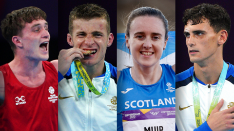 Sam Hickey, Sean Lazzerini, Laura Muir, Reese Lynch