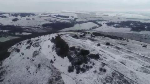 Snow on Devil's Dyke