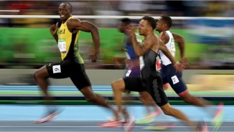 Usain Bolt and runners