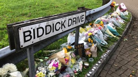 Biddick Drive with flowers