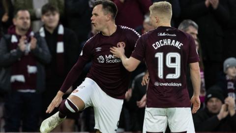 Hearts' Lawrence Shankland