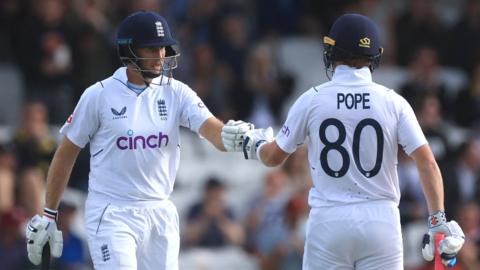 Joe Root and Ollie Pope