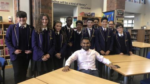 Pupils at St Paul's Catholic School in Milton Keynes tell Amol why their smartphones are so essential.