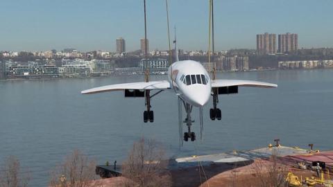 Restored Concorde to be located at the Intrepid Museum in New York