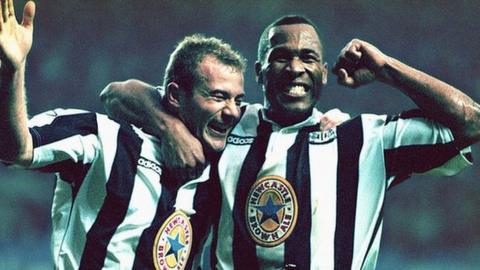 Alan Shearer and Les Ferdinand