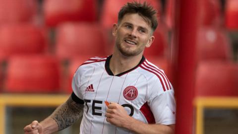 Matty Kennedy was on target for Aberdeen