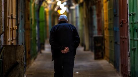 Streets in Jerusalem's Old City have been mostly empty since the start of the war