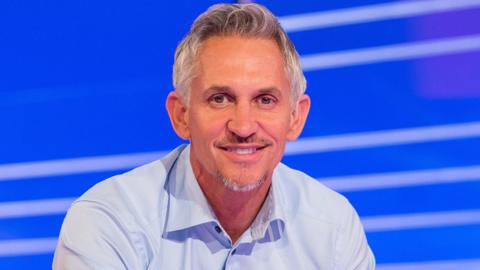 Gary Lineker hosting Match of the Day