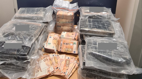 Drugs and money seizure