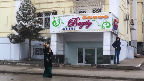 Ashgabat furniture shop, Turkmenistan