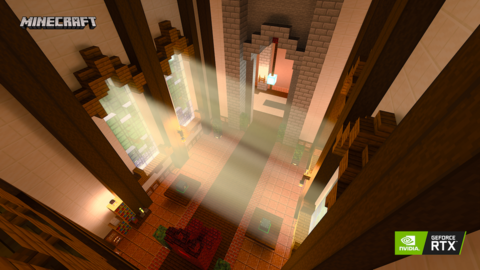 Minecraft with ray-tracing technology