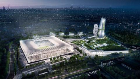 Shortlisted design for new Milan stadium