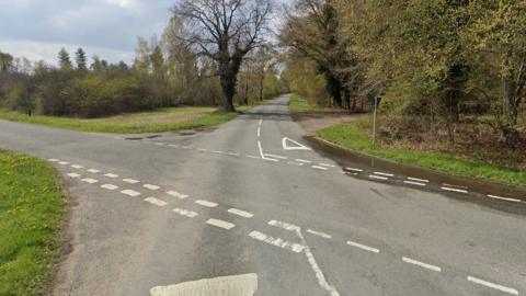 Junction of Mundford Road and Cranwich Heath Road, Mundford