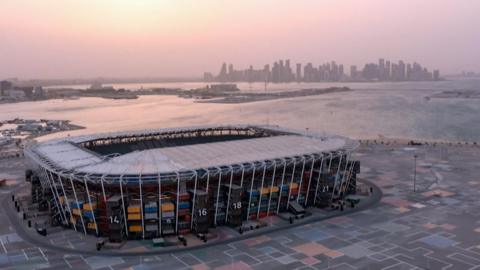 Stadium 974 in Qatar