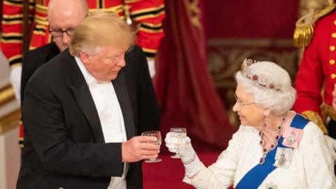 Donald Trump and the Queen