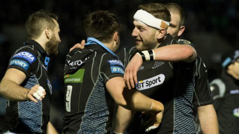 Finn Russell and Ali Price were outstanding for Glasgow