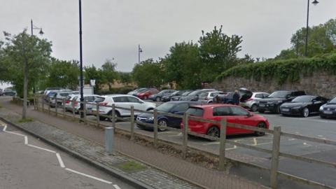 Car park in Caernarfon