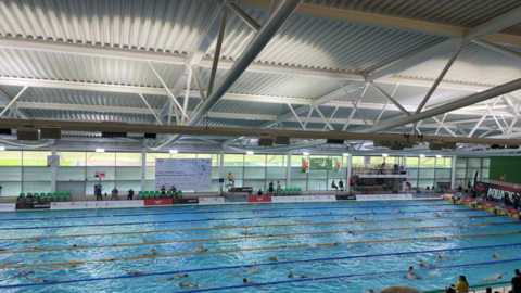 One of the pools at the GL1 leisure centre