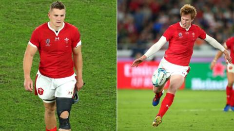 Jonathan Davies a Rhys Patchell