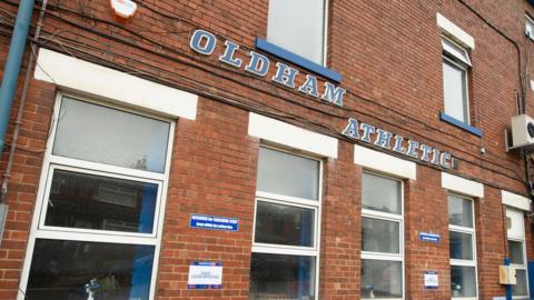 Oldham Athletic's Boundary Park home