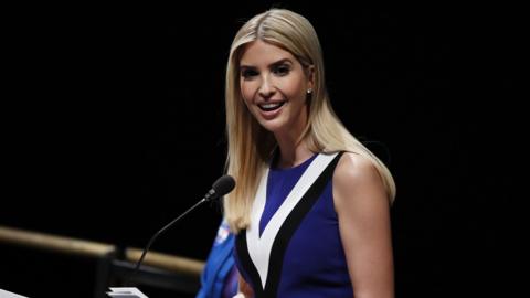 Ivanka Trump in Washington on 28 March 2017