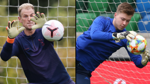 Joe Hart and Bailey Peacock-Farrell became good friends during their time together at Burnley