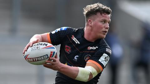 Huddersfield Giants RL forward Adam Milner, pictured playing for Castleford Giants