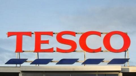 Tesco sign