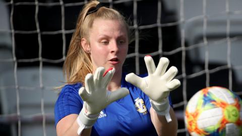 Northern Ireland goalkeeper Lauren Perry
