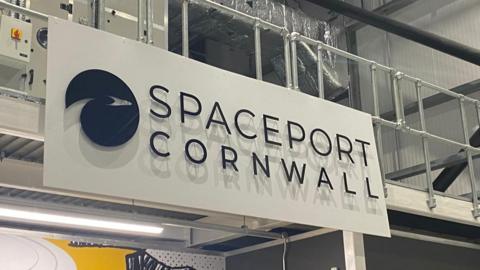 Spaceport sign