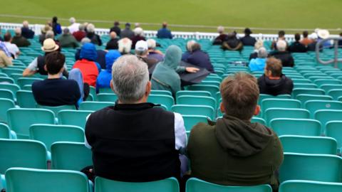 Spectators at The Oval