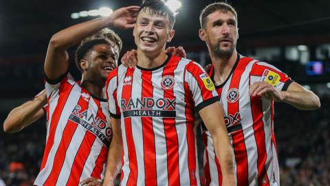 Sheffield United celebrate