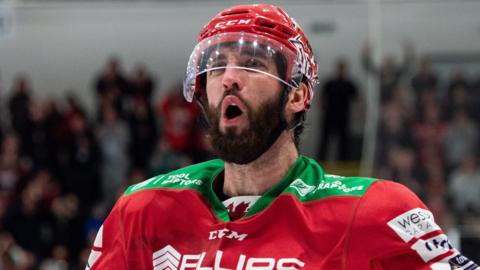 James Assinder celebrates