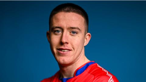 Jack Moylan in profile for League of Ireland football team Shelbourne