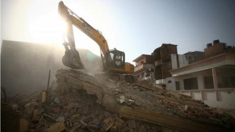 House demolished in India