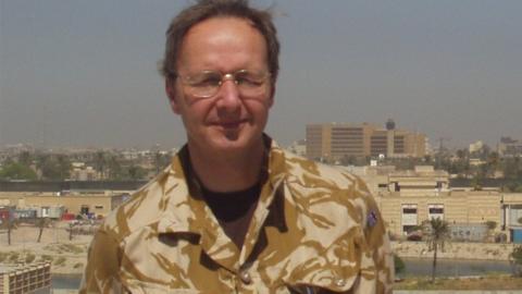 Dr Jonathan Leach in Basra, Iraq