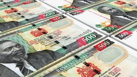 Kenyan shilling bills