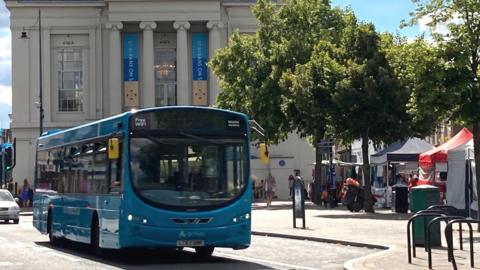 Arriva bus in St Albans city centre
