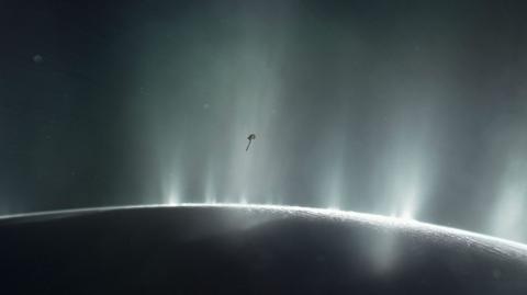 Nasa spacecraft by Saturn moon Enceladus