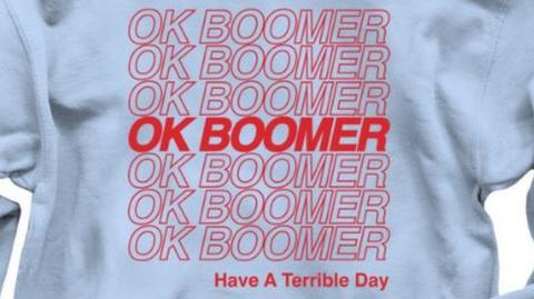 picture of OK Boomer sweatshirt for sale